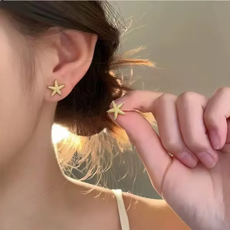 Starfish Stud Earrings